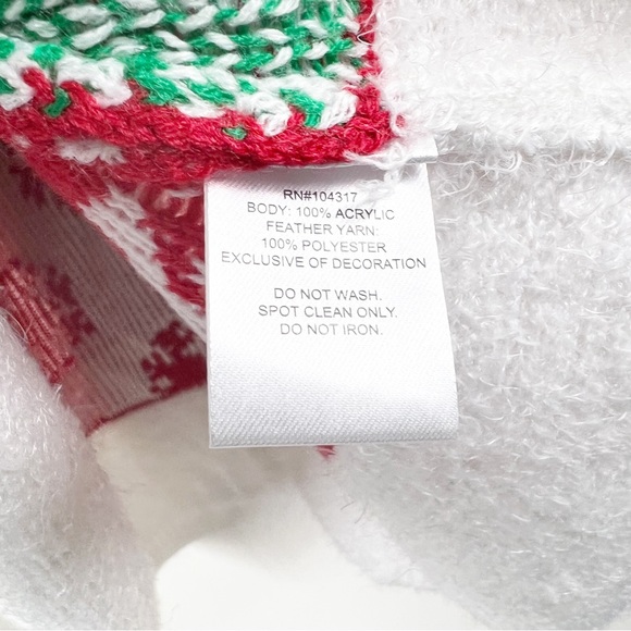 CHRISTMAS present wrapped up SNOWFLAKE dress party costume NWT size SMALL - Picture 7 of 9